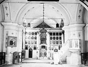 Biserica franciscană (Piaţa Muzeului). Fotografie de la începutul secolului 20.