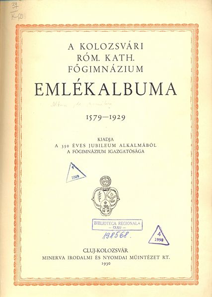 Imagine:Emlekalbuma 1579-1929 pag titlu.jpg